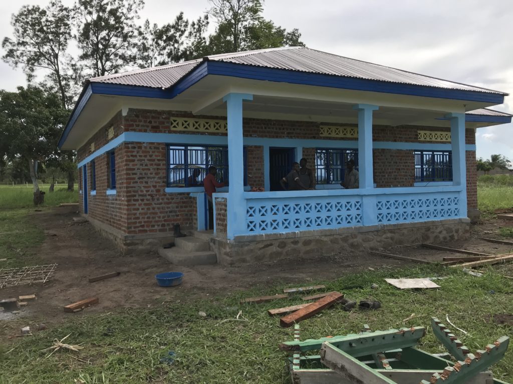 La première maison du Centre Jérémie en cours de réhabilitation.